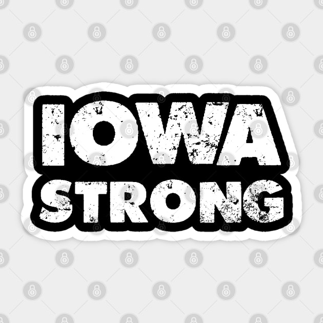 iowa strong Sticker by Suva